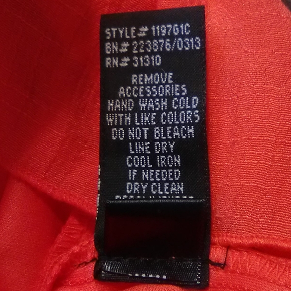 BY AND BY LADIES ORANGE OFF THE SHOULDER DRESS - Picture 5 of 8